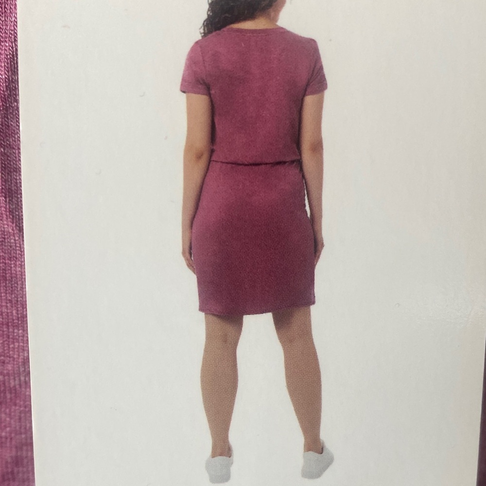 (CLOSET CLEAR OUT) 32 Degrees Cool Women's Soft Lux Dress Heather Scarlet Oak - Picture 3 of 13
